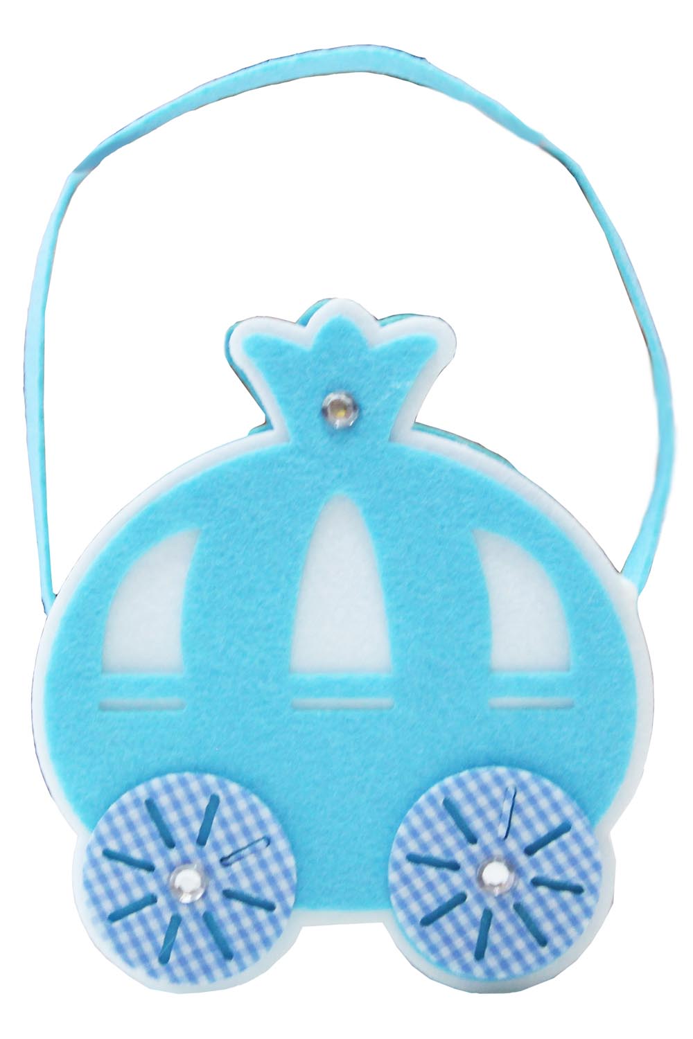 BORSETTA CENERENTOLA CELESTE